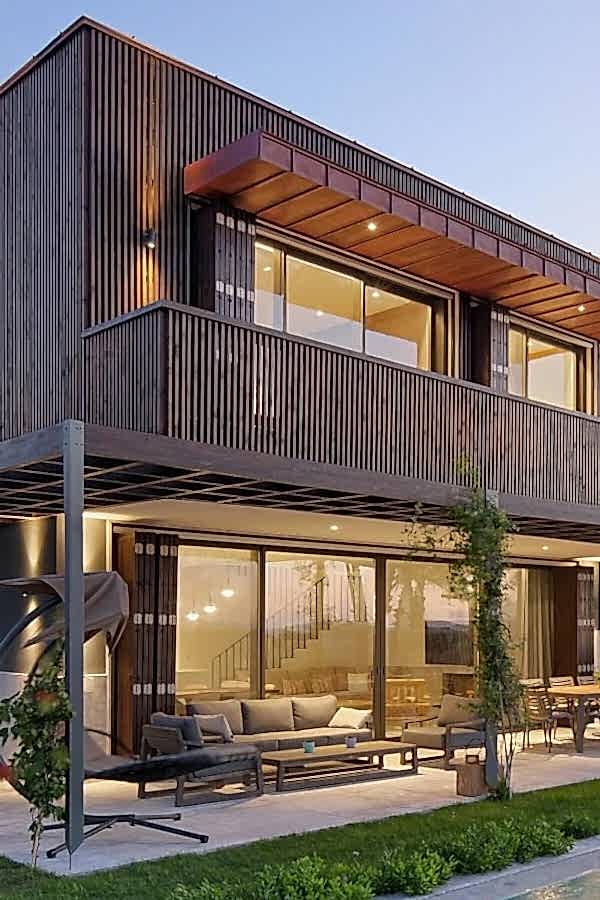 novawood thermowood çam ahşap cephe